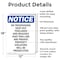 Signmission No Trespassing Keep Out Tidelands OSHA Notice Sign, Aluminum, 12in W x 18in L, 2PK OS-2PACK-NS-A-1218-V-14927 - alternate 6